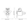 Styling Auto Aromatherapy Cute Bear Perfume Diffuser Air Vent Lovely Car Accessories Souvenir Present