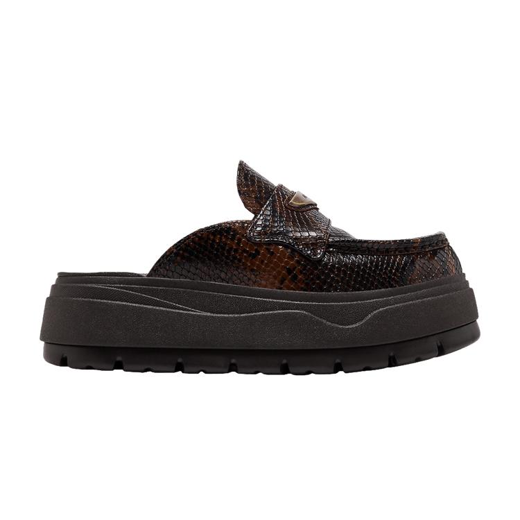 Jordan Mule Croc Velvet Brown (Women s) 36.5