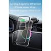 Car Magnetic GPS Phone Holder Stand 15W Wireless Charger Cellphone Bracket For Magsafe iPhone 17~12 Pro Max Fast Charging Mount