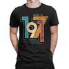 Vintage 1971 Limited Edition Unisex Unisexs T Shirt 55th Birthday Novelty Tees Short Sleeve Round Neck TShirts Cotton Tops