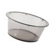 Large Transparent Laundry Basin Household Plastic Simple Thickened Washbasin Student Dormitory Plastic Basin Grey