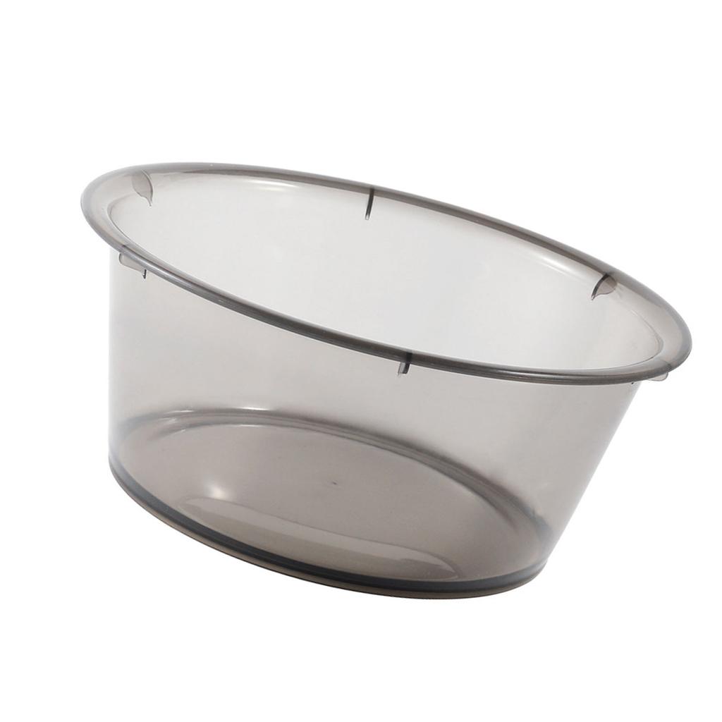 Large Transparent Laundry Basin Household Plastic Simple Thickened Washbasin Student Dormitory Plastic Basin Grey