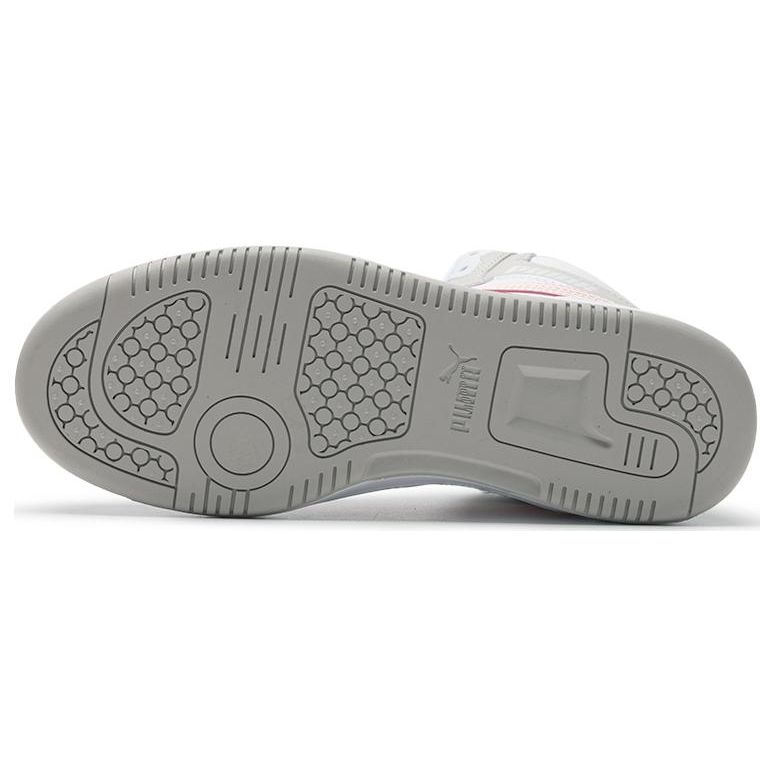 Puma Rebound V6 Comfortable Mid-Top Sneakers Unisex Sneakers Puma-White Ice-Pink Dark-Gray 392326-07