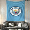 Manchester City Football Clu Wall Tapestry Aesthetic Wall Hanging Printed Fabric Blanket Decorative Tapestries for Bedroom Living Room Home Decor