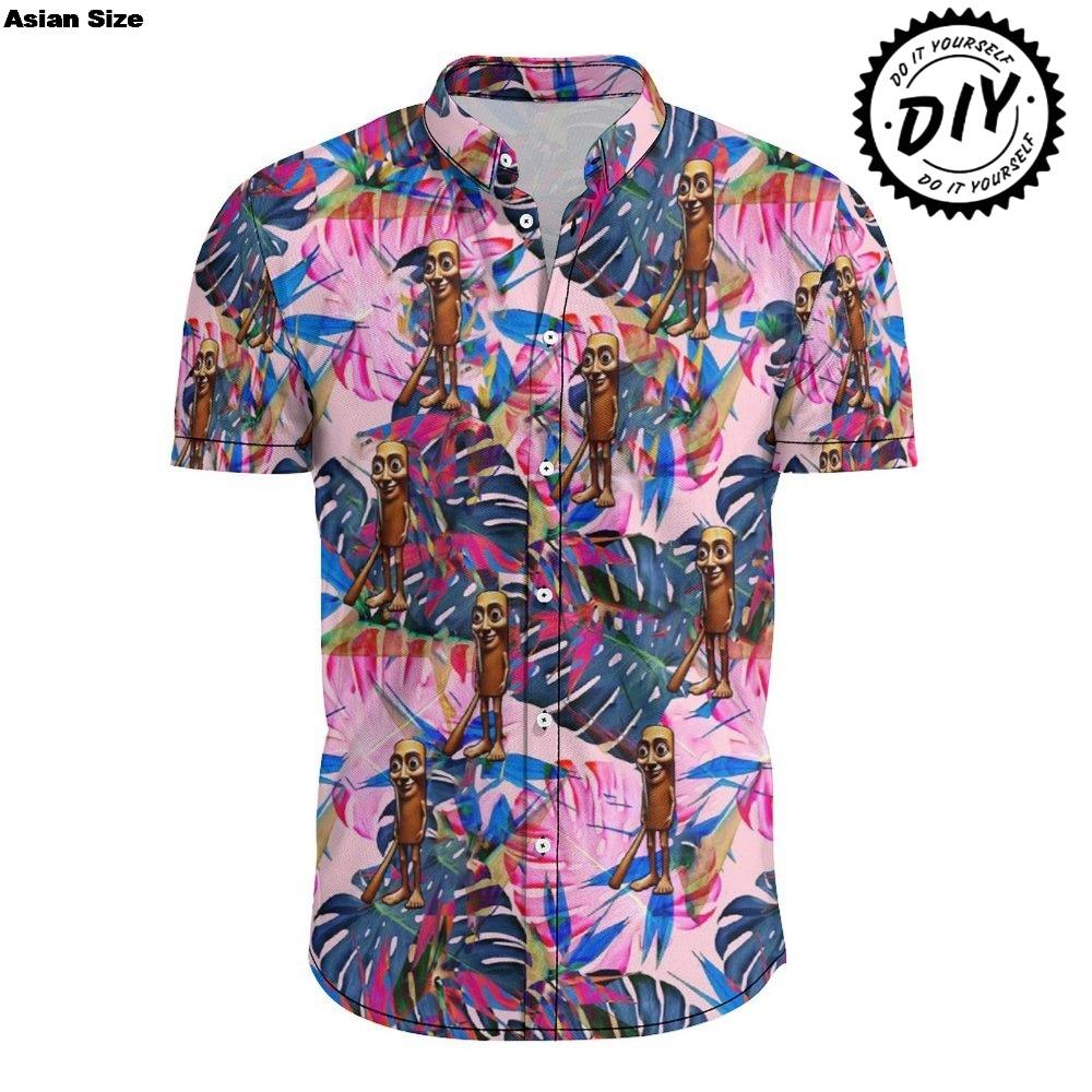 Regalos Divertidos de IA Tung Tung Tung Sahur Camisas Hawaianas Impresas en 3D Para Hombres Ropa Soporte Camisa de Playa Personalizada Blusas de Fiesta Tops