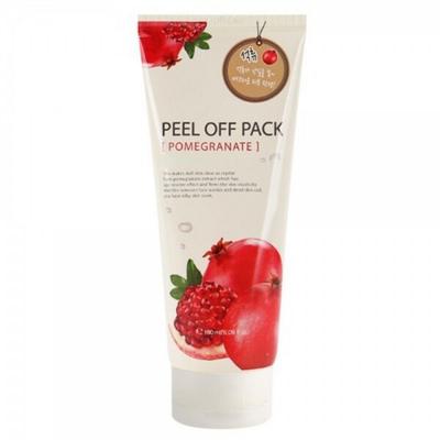 Exfoliation de la peau, pack peel-off à l'extrait de cellules mortes de la peau, 180 g de grenade, 1 paquet