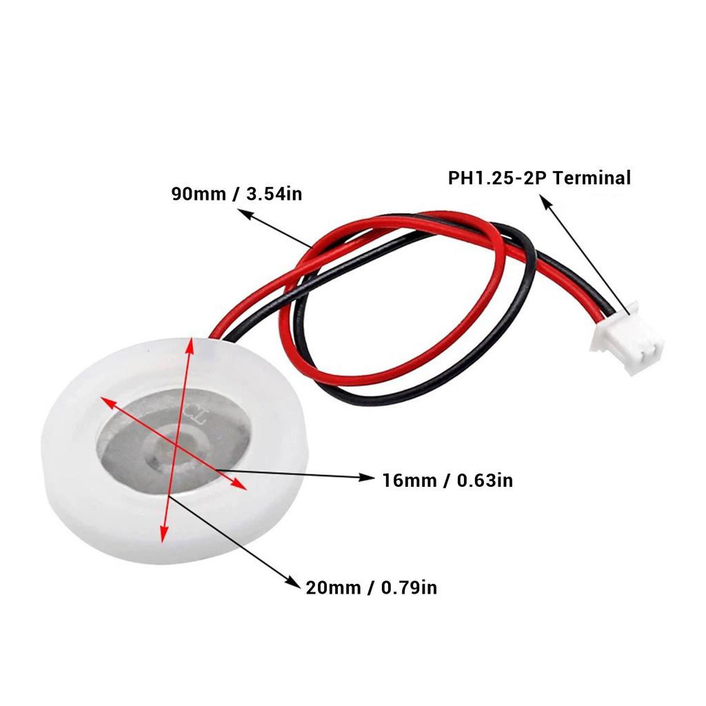 5PCS Humidifier Module USB Atomization Plate Circuit Board for DIY Incubation Experimental Equipment