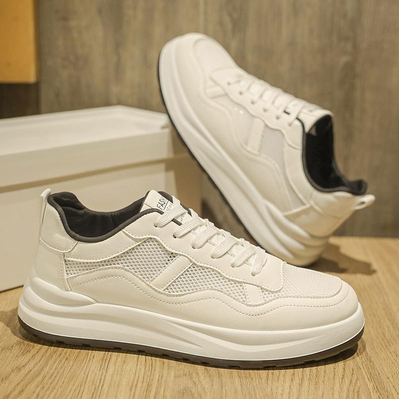 Fashion New Men's Shoes Fashion Casual Sneakers Summer Mesh Breathable Running Shoe Tenis Training Shoes for Men Lace Up Vulcanize Shoes