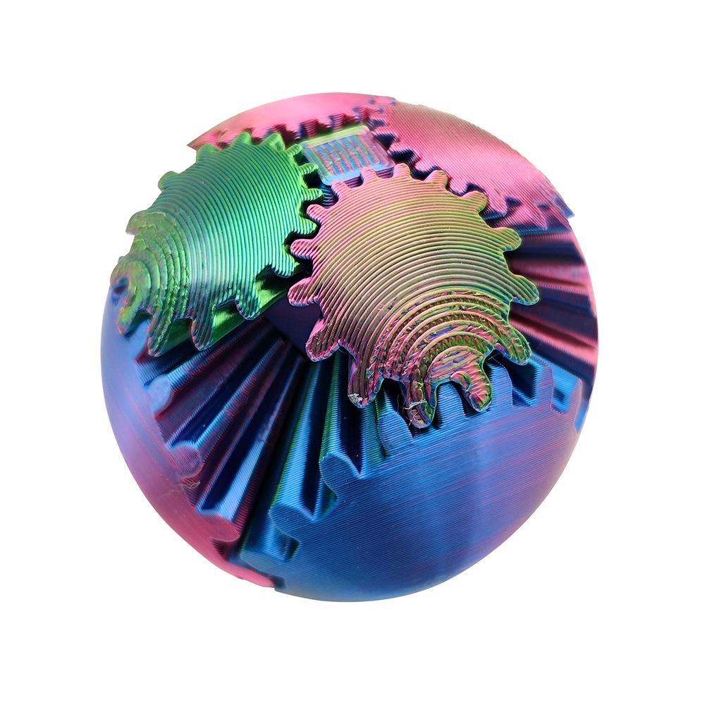 

3D Шестерёнчатый Шар Вращающийся Фиджет Кубик Игрушка для Детей