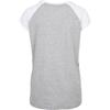 T-shirt Femme - Urban Classic - Raglan - Gris/Blanc - Manches Courtes - Oversize