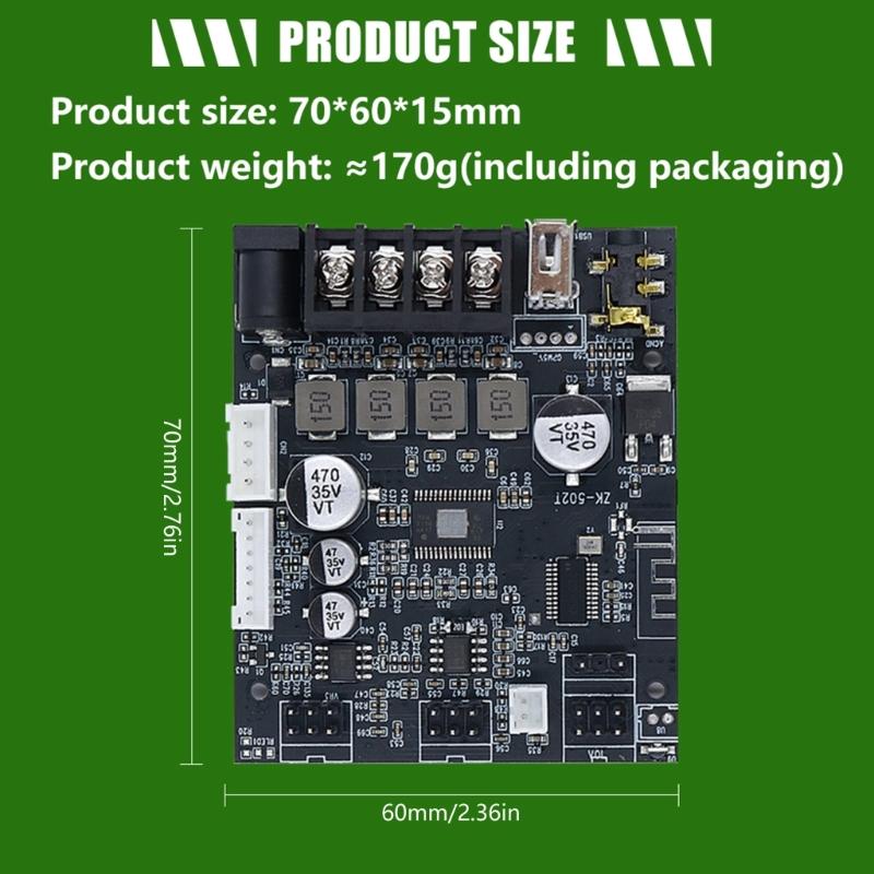 Effizientes Verstärkerboard für Heimkinosysteme mit erstklassiger Audioverarbeitung und langlebigem PCB-Material