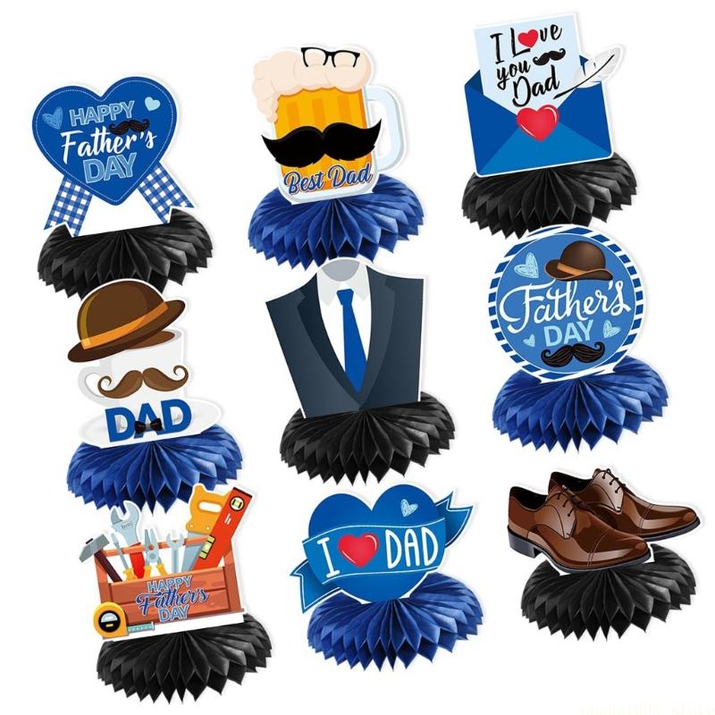 QX2E Handmade Father's Day Event Decoration Collection With Ready To Hanging Paper Accent For Indoor Use