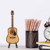 Miniature Wooden Guitar Model Display - Decorative Craft Home Ornaments Mini Guitar Model for Music Lovers And Collectors