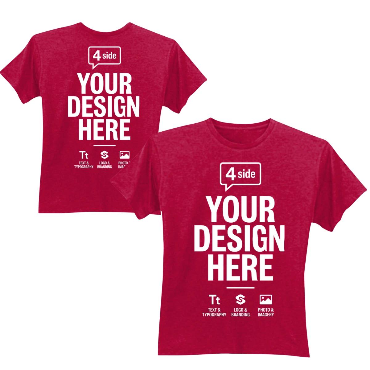 Personalised Tee Add Your Own Text Photo Design Mens Womens T Shirt 4 4XL