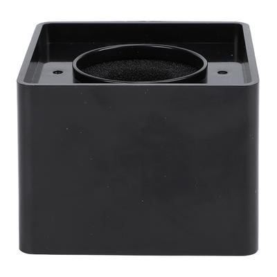 Cube Microphone Stand ABS Sponge Material Square Microphone Holder Professional Interview Mic Flag