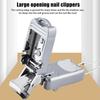 Coupe-ongles en acier inoxydable métal pliable mini créatif chaton coupe-ongles tailler les ongles porte-clés