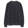 GIORGIO ARMANI 2021 3LSMA8 SMA8Z Chevron Knit tops 54 blackUsed