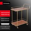 Double-Layer Mobile Serving Cart