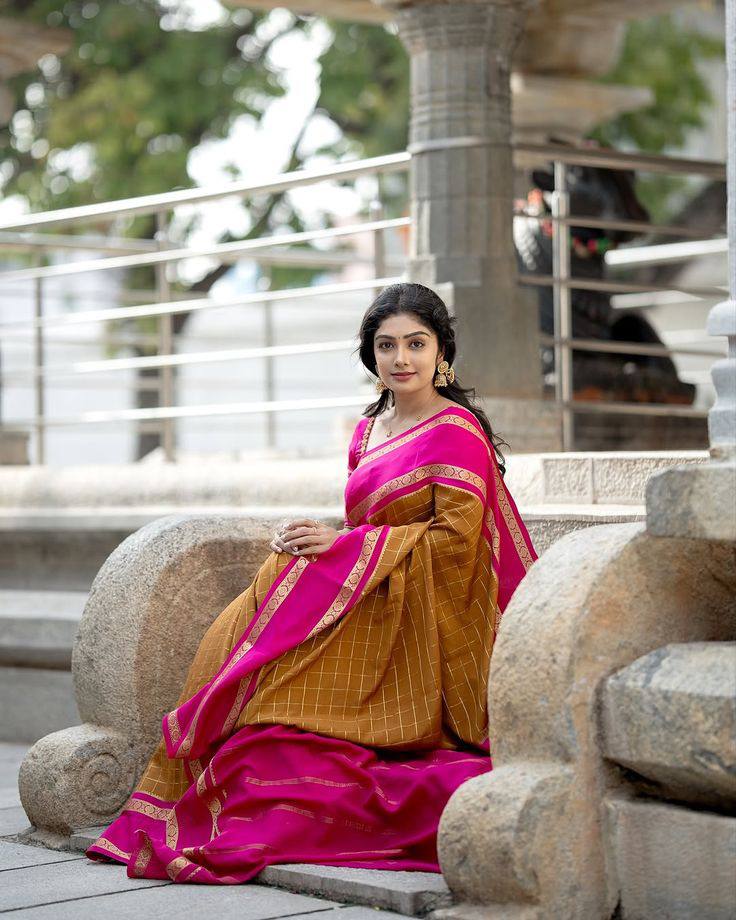 New Launch - Soft Lychee Silk Saree with Rich Pallu and Jacquard Weave