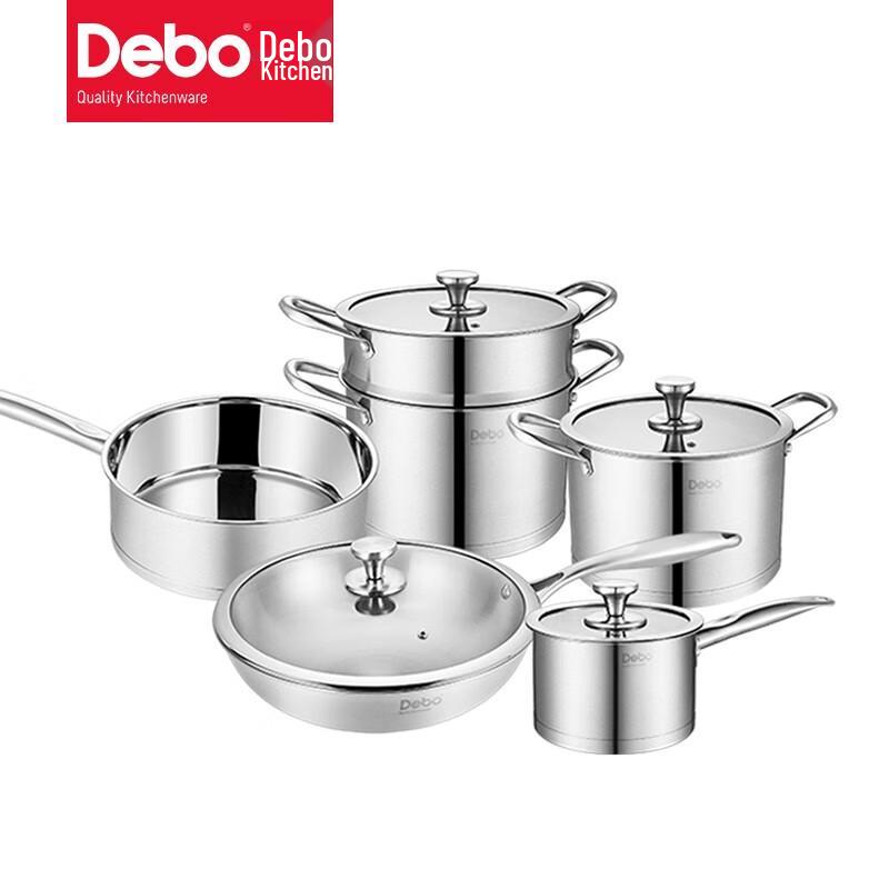 Debo Waldenburg 13-Piece Stainless Steel Cookware Set