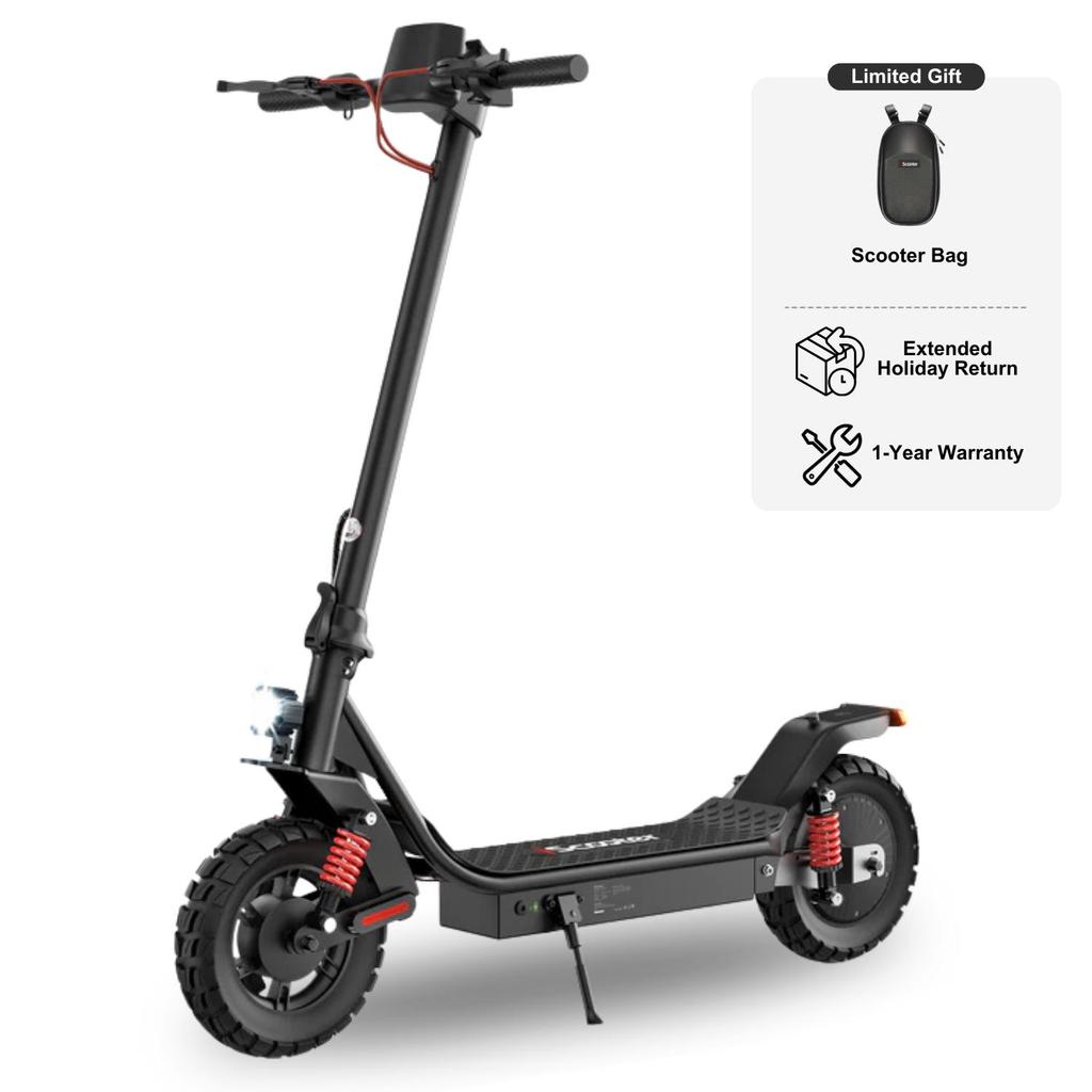 iScooter I10Pro 48V 15Ah 800W 10" Electric Scooter for Adults, 60km Range, 45km/h, E-ABS, Hub Brakes, Spring Shock Absorbers
