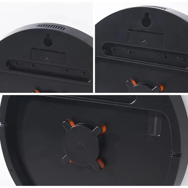 LED Wall Clock With Remote Control Auto Dimming 10 Level Brightness Digital Alarm Clock For Home Farmhouse Office