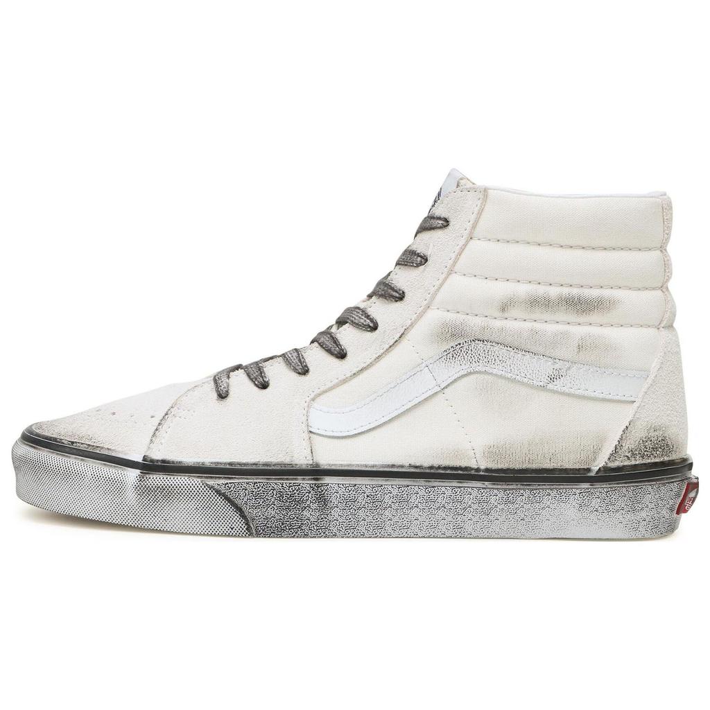 Vans Sk8 Comfortable Versatile Durable High-Top Skate Shoes Unisex Sneakers White VN0007NSWWW1