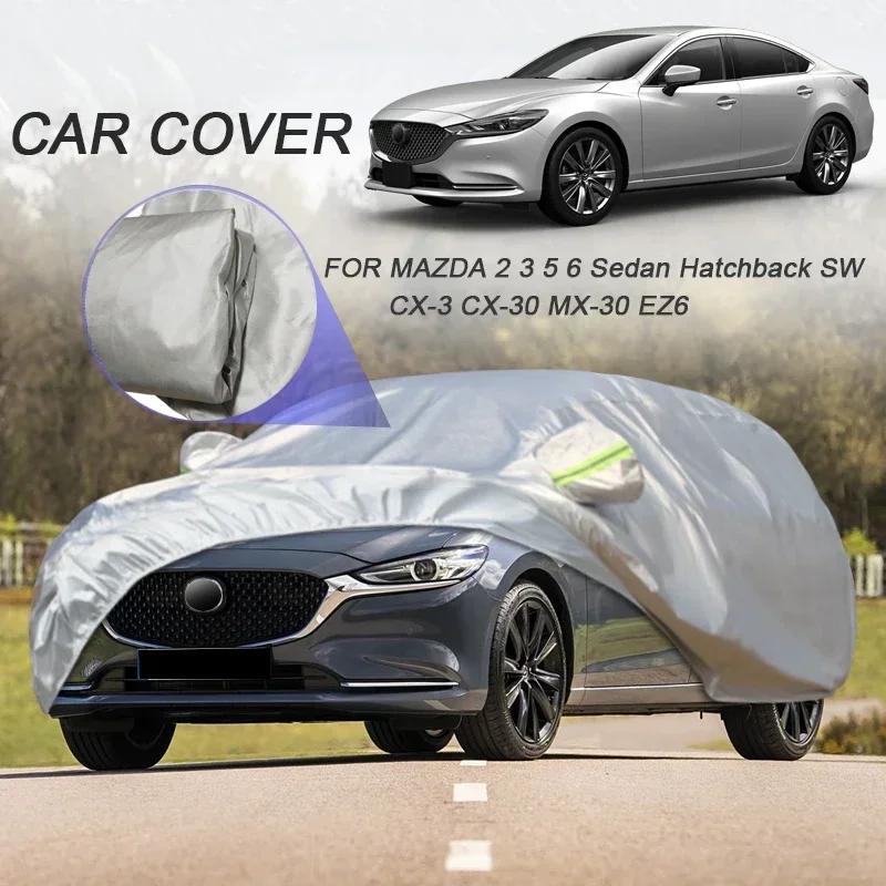 Universal Car Cover Waterproof Dustproof Car Cover UV Protective Car Cover Exterior Snow Protection Covers Car Accessories