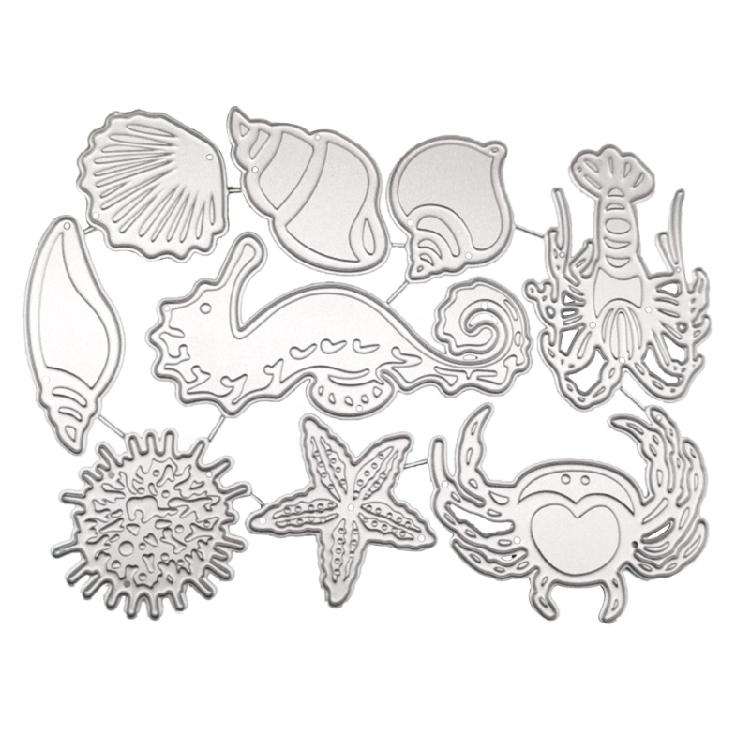 

Вырубки Морские Организмы Трафарет для Тиснения Скрапбукинг для Открыток 1