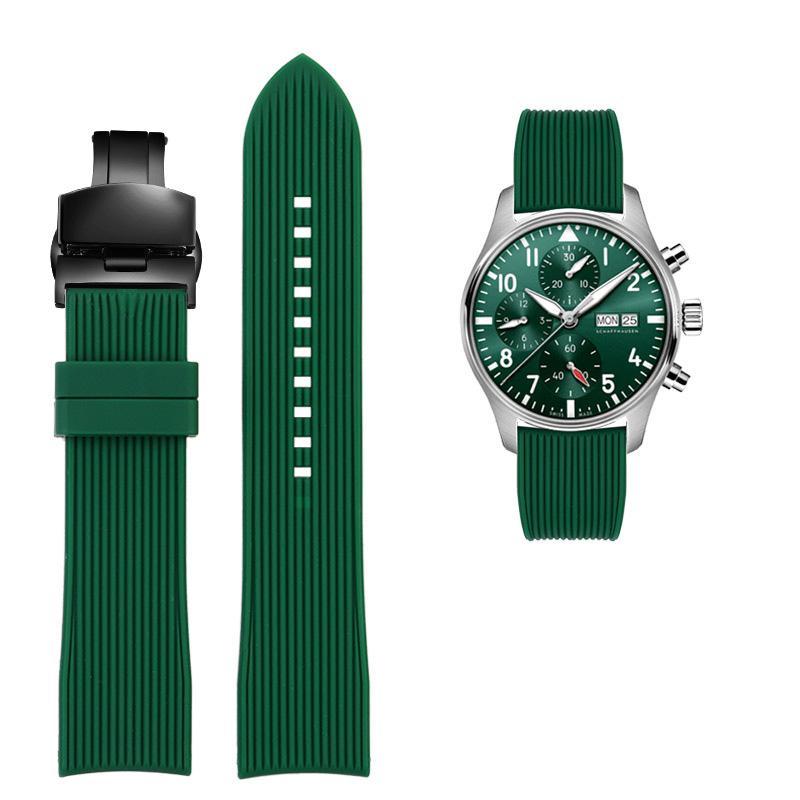 Classic Arc Interface New Waterproof Silicone WATCH Band for Huawei Samsung Watchband 20mm 22mm Rubber Strap for Mido Tissot Omega