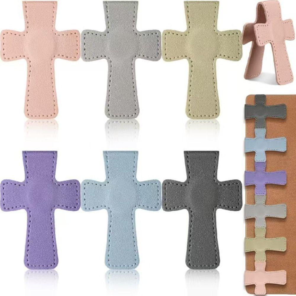 Zweiseitige Lesezeichen Leder Seitenklammern Neues Magnetisches Lesezeichen für die Bibel Lesezubehör