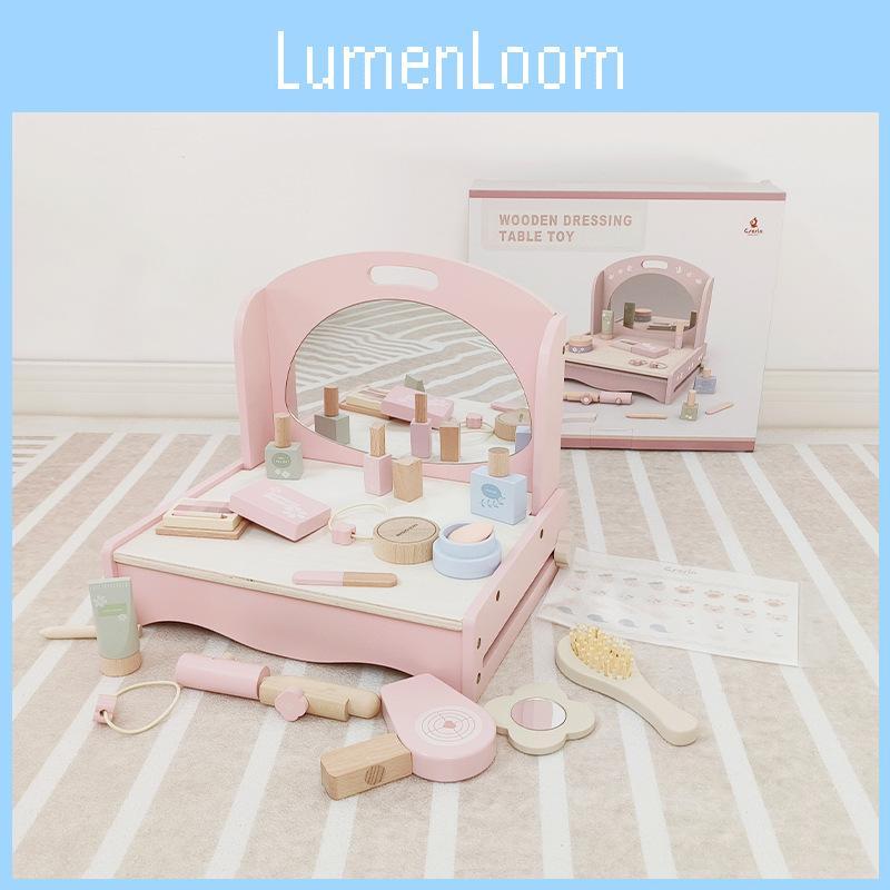 Wooden Dress Up Set Nordic Design Kids Creative Role Play Parent Engagement