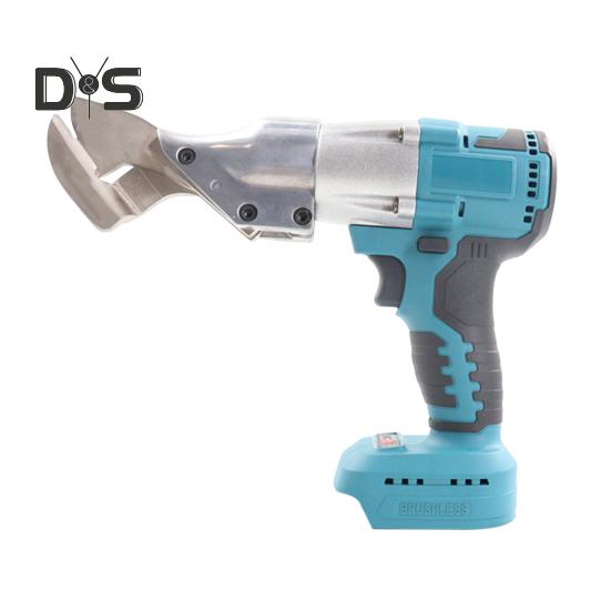 Bezprzewodowa przecinarka do blachy z oświetleniem LED Trwała konstrukcja Przenośna zasilana akumulatorowo bezszczotkowa elektryczna przecinarka do metalu