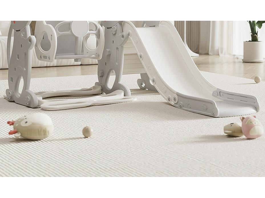 Children's Indoor 3-in-1 Slide & Swing Set for Ages 2-10