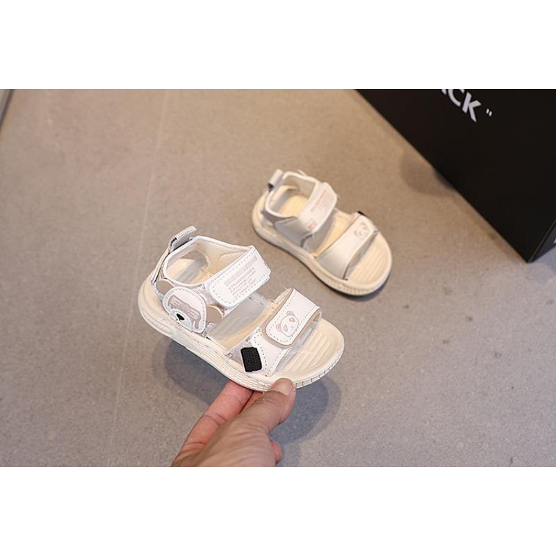 Summer new kids sandals baby beach shoes soft sole 1-3 years old baby shoes open-toe sandals