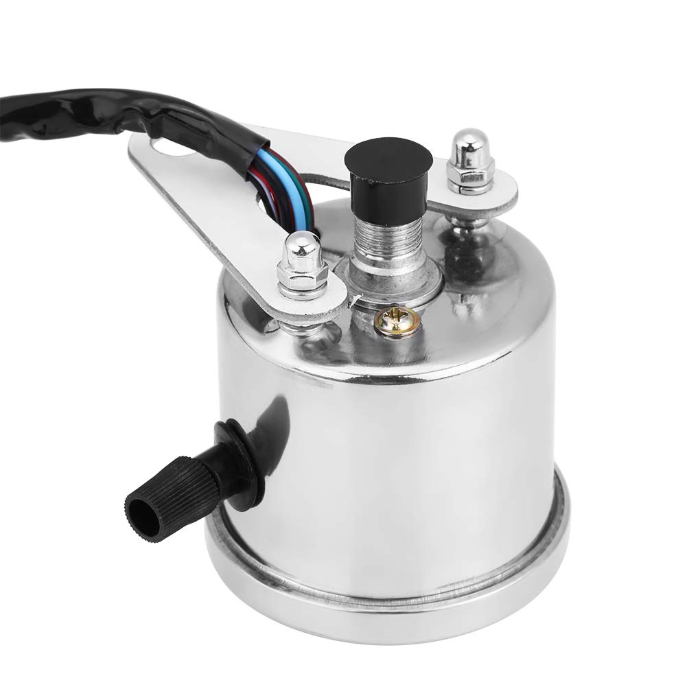 65mm Speedometer Mechanical Waterproof UV Protection LED Light Motorcycle Odometer with Indicator