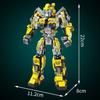 800+pcs Transforming Car Model Building Set, Optimus Prime. Bumblebee ABS Building Bricks Toy, Construction Toy Set Kids Toy