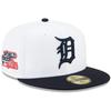 Casquette Fitted 59Fifty - New Era - WORLD SERIES 1984 - Detroit Tigers - 100% Polyester - Blanc