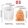 Easter Rabbit Cottage Floral Easter Egg Candle Mold DIY  Egg Shells With Rabbit Cutouts Candles Soap Plaster Home Decor Gift