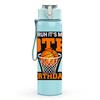 1PC Bruh Its My BTH Birthday Basketball Print 750ml Color Plastic Sports Water Bottle Leakproof Flip Straw Lid Suitable for Sports Office Home Use