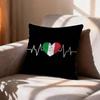 COOL FFlag of Italy Pillow Case Pattern Printed Pillowcase For Living Room Sofa Cushion Cover