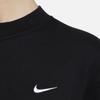 Nike Solo Swoosh Solid Crew Neck Pullover Sweatshirt Men Tops Black DX0885-010