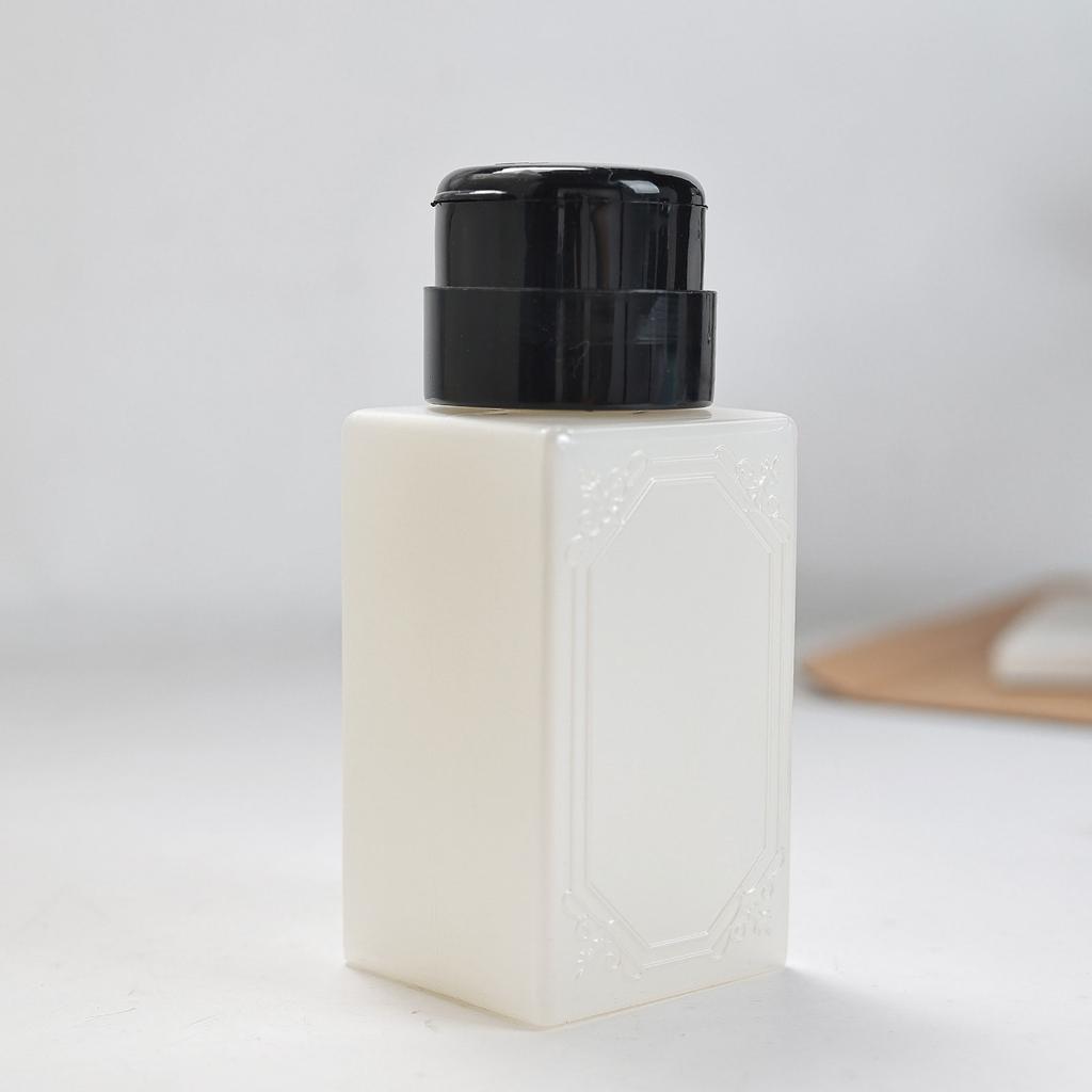 Quick Press Liquid Dispensers For Nail Salons For Toner And Makeup Remover Pump Dispensing Bottle
