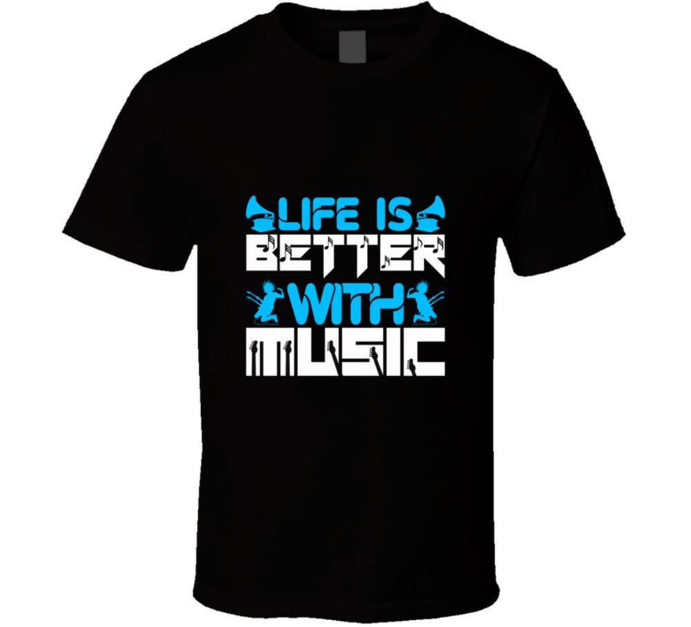 Life Is Better With Music - Cold Springs Designs Gift Band T-Shirt