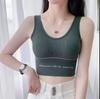 Stoßfeste Laufsport-Unterwäsche, Anti-Durchhängen, gerafftes Schlauchoberteil, hochintensives Netz, Promi-Fitness-Yoga-Damen-BH