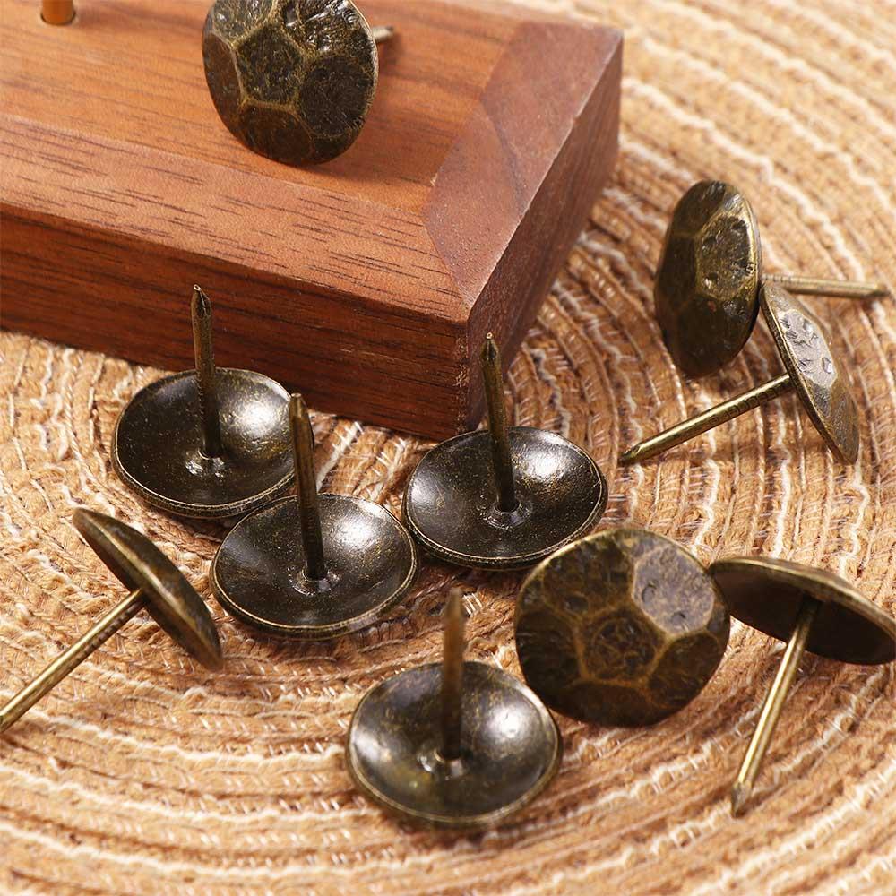 Turtle Back 20pcs Fasteners Gift Box Stud Table Sofa Decorative Tacks Pushpins Upholstery Nail Furniture Hardware