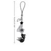 Simulation Fish Mobile Phone Chain Crystal Beads Beaded Keyring Keychain Charms  Festival