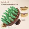 28-Tooth Meridian Massage Comb: Scalp Shampoo Brush & Gua Sha Head Massager