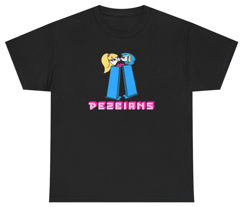 Pezbians Tee T Shirt Funny Sarcastic Humor Tee M