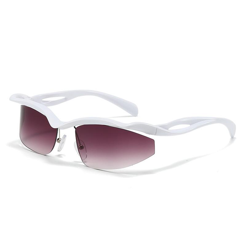Millennium Punk Green Sunglasses Men'S And Women'S Tide Outdoor Cycling Glasses Sunglasses Uv Protection